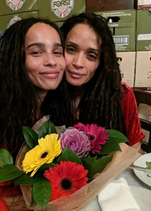 Lisa Bonet and Zoe Kravitz