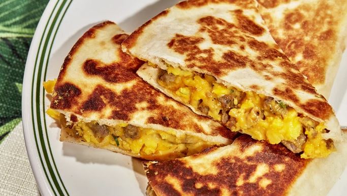 Sausage & Egg Breakfast Quesadillas
