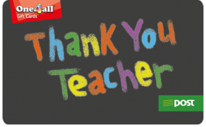 Thank you Teacher card