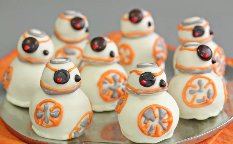 BB-8 Cake Balls